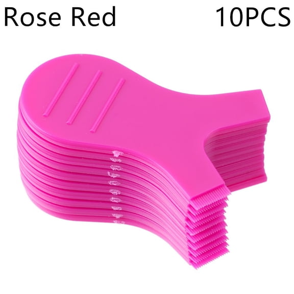 10pcs Eye Lash Perming Pad Makeup Eye Lash Brush Eye Lash Lift Eyelashes Curler Lash Extension Graft Silicone Lifting ROSE RED 10PCS