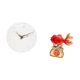 thumbnail image 5 of Reloj de pared silencioso con estatua de Feng Shui, ideal para decorar el escritorio o la entrada. Escultura de carpa la ., 5 of 8