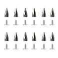 thumbnail image 1 of 100pcs Punk Buttons Screwback Spike Cone Rivet Nail Fastener DIY Shoes Bag Belt Garment Leather Craft, 1 of 8
