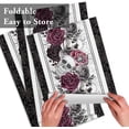thumbnail image 5 of Halloween Placemats Skull Black Roses Place Mats for Dining Room Dinner Table Autumn Leaf Washable Table Mats Kitchen Decorations Set of 6, 5 of 5