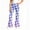 #17-Light Purple, variant on Pants for Girls 5T Flare Pants Colorful Big Polka Dot Print High Waist Flare Pants, Retro Stretch Bell Bottom Casual Trousers Back To School Clothes Blue
