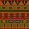 thumbnail image 1 of Ahgly Tapis d'Intérieur Lavable en Machine Carré Rouge Tomate, 4 Pieds Carré, 1 of 7