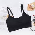 thumbnail image 3 of Women Teen Girls Thin Cotton Breathable Sports Bra Tank Top Bra Sports Bra for Wire Free Push up Running, 3 of 7