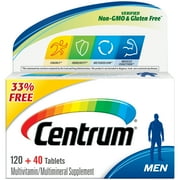 Centrum Men Tablet BONUS 160 Ct 33% Multivitamin / Multimineral Supplement,Vitamin D3