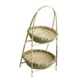 thumbnail image 2 of yotijay Bamboo Woven Basket Fruit Food Vegetable Storage Basket Decorative Multifunction E, 2 of 9