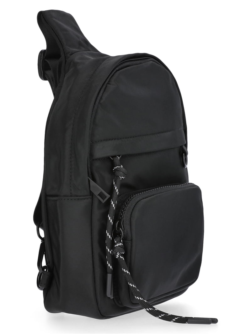 No Boundaries Women's Hands Free Sling Bag, Black - Walmart.com