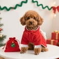 thumbnail image 4 of Festive Pet Christmas Flannel Lined Four Legged Outfit For Dogs And Cats Santa Helper Holiday Attire, 4 of 5