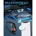 thumbnail image 6 of TWS Headphones for Samsung Galaxy Tab S9 11"/Tab S9 Plus 12.4" - Wireless Earbuds Earphones Ear hook True Stereo Headset Hands-free Mic, 6 of 7