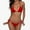 !Red, variant on TEVEQ Women's Solid Color Triangular Cup Bikini Neck Strappy Two Swimsuit Swim Suits for Women 2025 Bikini Sets for Women Bathing Suit for Women Bikini 2025 New Triangle Bikini Sets Black L