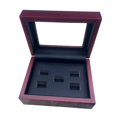 thumbnail image 1 of Vitrina para anillos de , organizador de anillos para colección, caja de almacenamiento, estuche de almacenamiento, soporte de exhibición de 5 hoyos, 1 of 8