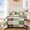 Green, variant on 2/3pcs Pastoral Floral Patchwork Quilted Bedspread Set, 1 Quilt + 1 or 2 Pillowcases, All-Season, Reversible And Machine Washable(Blue,King)