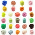 thumbnail image 3 of Needle Felting Wool Carded Wool Colour Pack 20G Brown Grey Red Pink Blue Neutral, 3 of 5