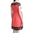 thumbnail image 2 of Glow & Grow Maternity Lace Insert Skater Dress, 2 of 2