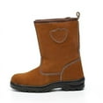 thumbnail image 3 of Bottes de Sécurité Hommes Hiver Velours Plus Coton Chaussures de Sécurité Haute Aide Chaussures de Travail Résistantes à l'Usure, 3 of 5