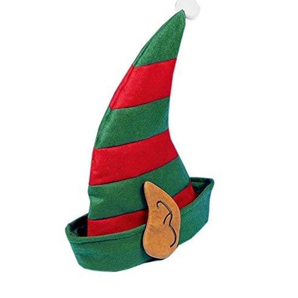 Funny Party Hats Christmas Elf Hat Felt Elf Hat With Jingle Bells or
