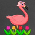thumbnail image 2 of CafePress - Girl Flamingo And Tulips Maternity T Shirt - Maternity Dark T-Shirt, 2 of 3
