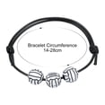 thumbnail image 2 of Uxcell Pulseras de Voleibol, 20 Pcs Regalos de Voleibol Pulseras Ajustables Negro Blanco, 2 of 6