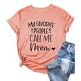 thumbnail image 3 of Women's Casual Short Sleeve Round Neck T-Shirt - Soft Polyester Spandex Summer Top for Daily Wear, 3 of 3