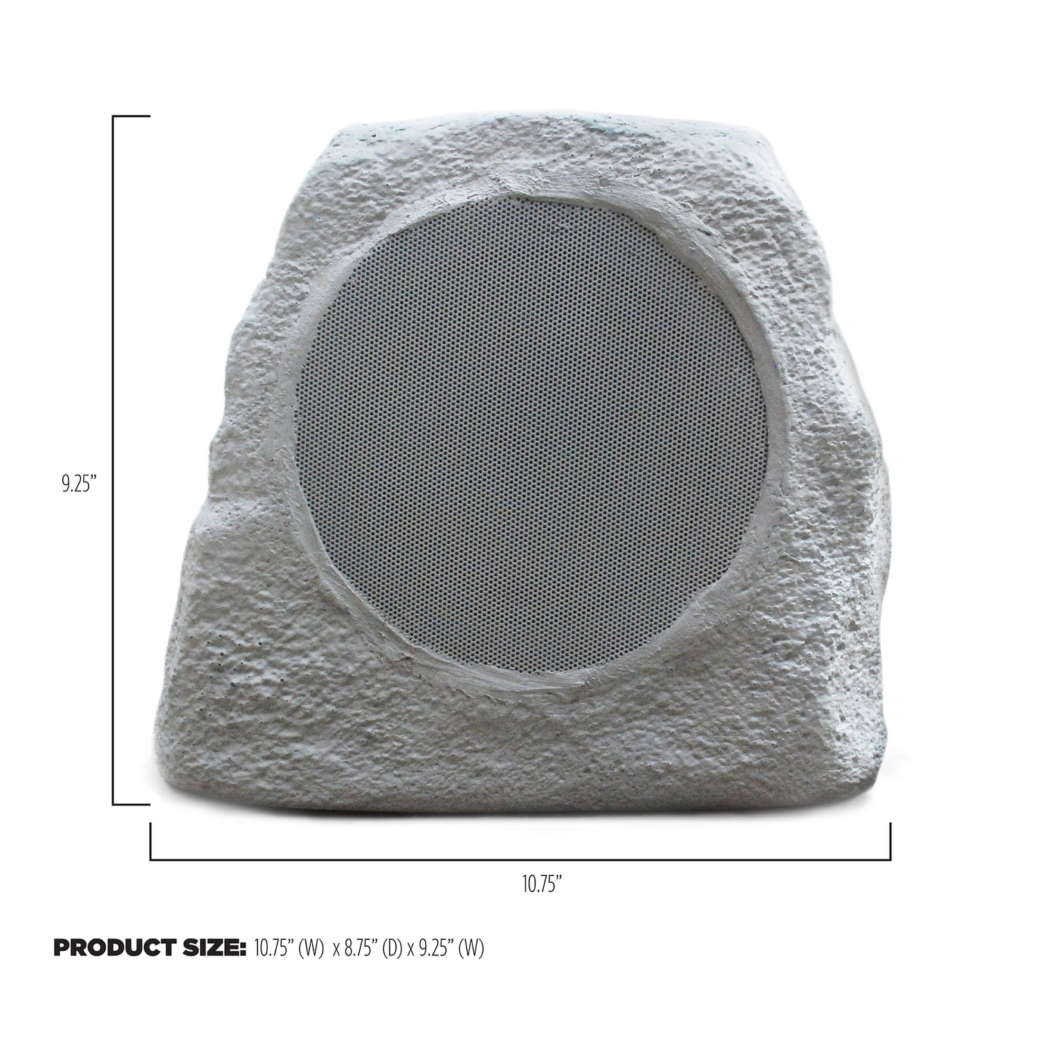 ION Glow Stone Link Solar Bluetooth Multi-Sync 10-Watt-Peak Outdoor Rock Speaker with LED Lights GLOWSTNLINKXUS