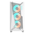 thumbnail image 3 of Gabinete Gamer GIGABYTE C301 GLASS WHITE E-ATX 4 Fan ARGB Cristal Templado GB-C301GW Gigabyte GB-C301GW GLASS BLANCO RGB M-ATX CRISTAL TEMPLADO, 3 of 5