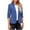 Blue, variant on Blazers For Women 3/4 Sleeve Suit Jacket Open Front Lightweight Work Suit Outer Wear Polyester Spandex Blending Shirts Suit Jackets Blazers & Sport Coats 1Pc Pink L