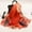 Orange, variant on MSJUHEG Scarf Shawls And Wraps 160*50Cm Women Flower Print Long Soft Wrap Scarf Simulation Silk Shawl Scarves Silk Scarf Pink One Size