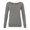 DEEP HEATHER, variant on BELLA + CANVAS Womens Sponge Fleece Wide Neck Sweatshirt