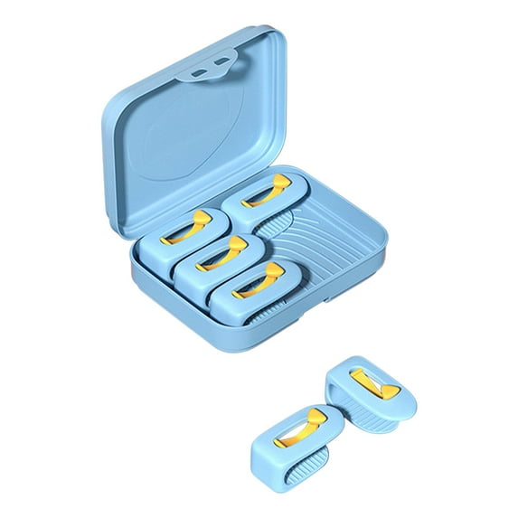 VerPetridure Needleless Quilt Holder Blue Needle-free Quilt Holder Quilt Cover Non-marking Anti-running Clip Bed Sheet Fixing