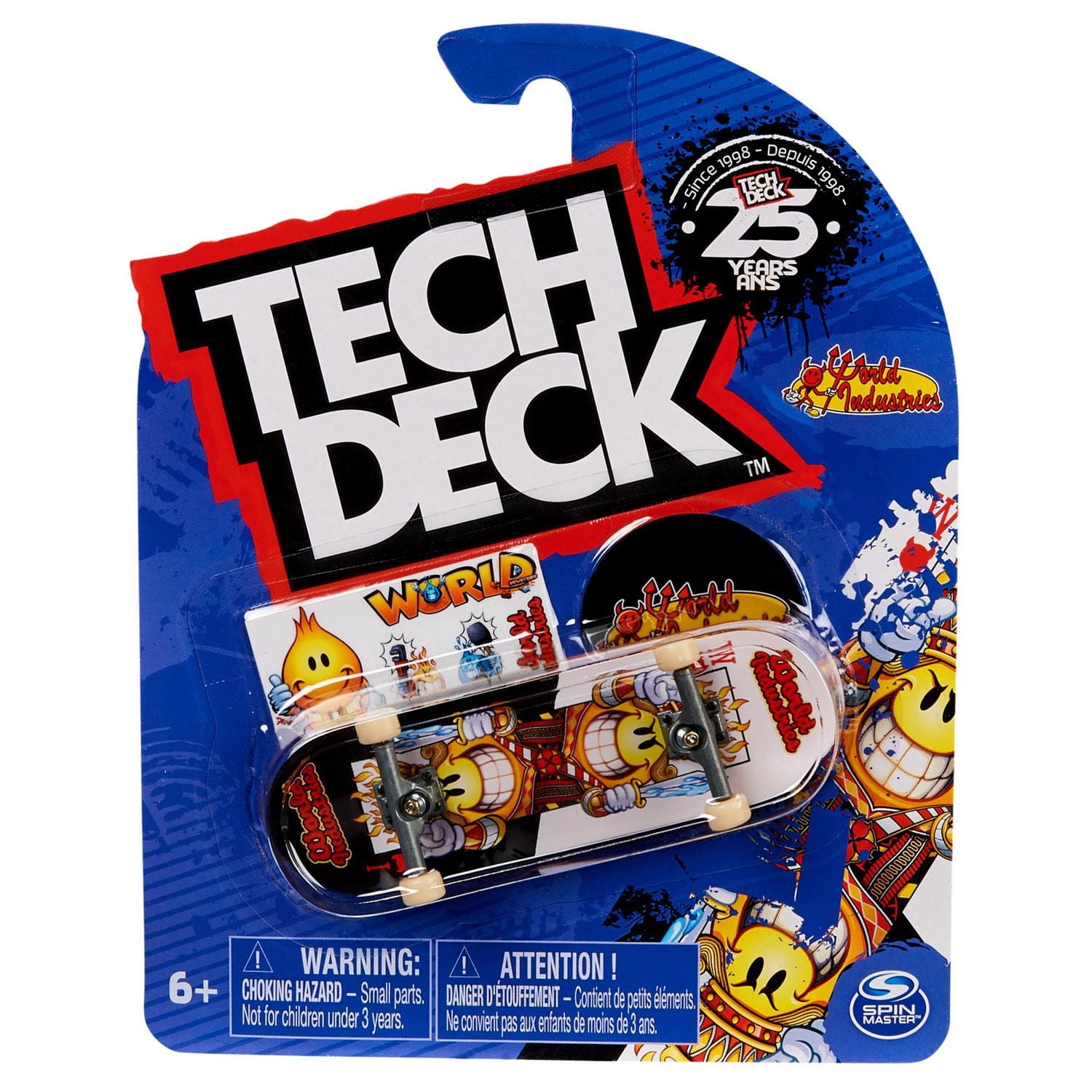 Tech Deck, 96mm Fingerboard Mini Skateboard with Authentic Designs, For Ages 6 and Up (Styles May Vary)