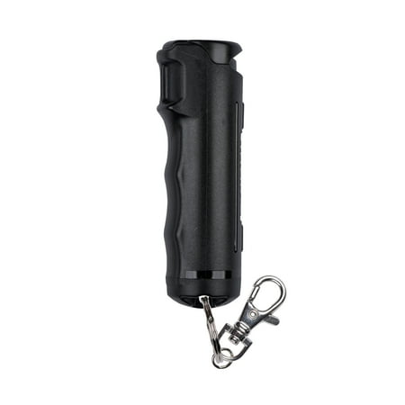 SABRE Fast Flip Top Pepper Gel with Snap-Clip Keychain, Black, 1 Ct, New, Pocket Pepper Sprays