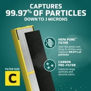 GermGuardian Air Purifier Replacement Filter C, FLT5000, HEPA Pure for AC5000 Series