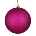 thumbnail image 1 of Vickerman N592521DG Boule de Paillettes Rouge Baie de 10 Po avec Capuchon Percé, 1 of 3