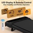 thumbnail image 7 of JURITS Folding Electric Treadmill, Lightweight, Compact, Powerful Motor, 2.5 HP, 265LBS Capacity, Display, Connectivity, 7 of 7