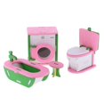thumbnail image 1 of 4 Piezas Cabritos Miniatura de Muebles de Muñeca Fingen Juguetes para Baoblaze Casa de muñecas Muebles de madera, 1 of 8