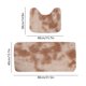thumbnail image 3 of Juego de alfombrillas de baño de felpa para inodoro y ducha, suaves, absorbentes de agua, antideslizantes, de terciopelo polar, lavables a máquina, de secado rápido, decoración para el suelo del baño, 3 of 6