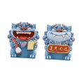 thumbnail image 3 of 2 figuras de león chino, mini estatuas de león de dibujos animados, decoración del festival de primavera de resina para decoración de escritorio de 5x5x55 cm, 3 of 8