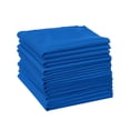 thumbnail image 1 of Juego de 12 servilletas de tela REGALWOVEN de satén, servilletas de tela lavables, azules, 12"x12", 1 of 1