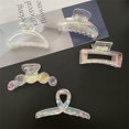 thumbnail image 2 of Pinza acrílica coreana para cabeza trasera, pinza para el pelo con perla Ji de sirena Retro francesa, accesorios para carpetas de tiburones para mujer Gao Jinjia LED, 2 of 2