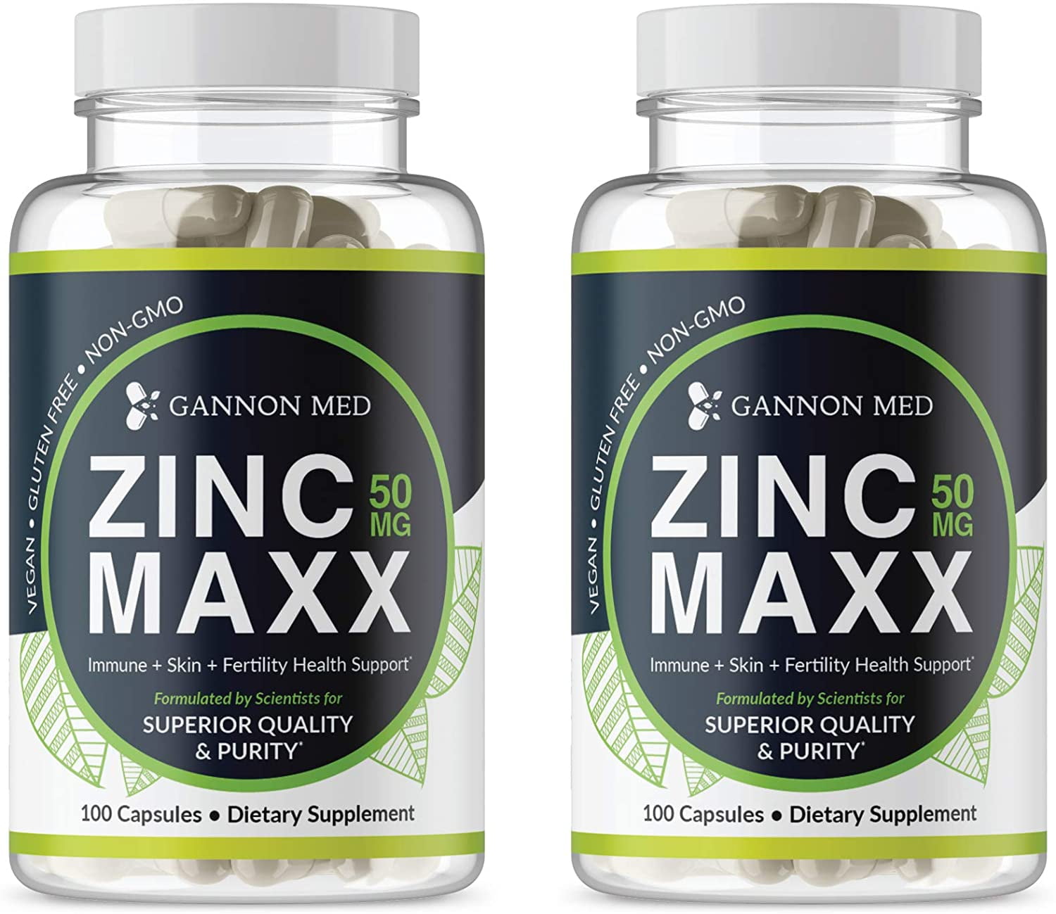 Zinc Maxx Maximum Zinc Gluconate 50 mg per dose 100 Day Supply
