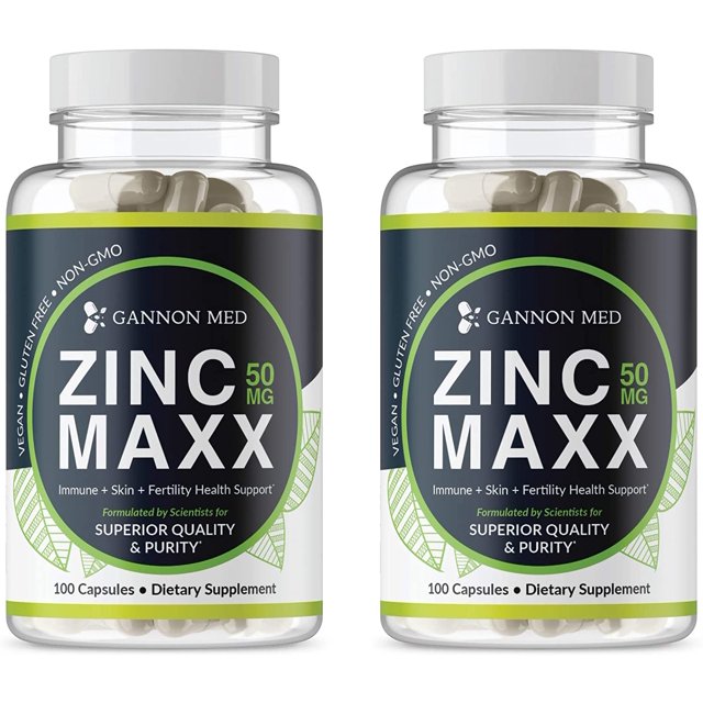 Zinc Maxx Maximum Zinc Gluconate 50 mg per dose 100 Day Supply