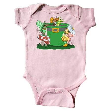 

Inktastic Fairies in a Leprechaun Hat Gift Baby Boy or Baby Girl Bodysuit