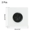 thumbnail image 2 of Placa de Pared con Grommet PC con Pasacables de Caucho de 1.2 Pulgadas Blanca 2 Pcs, 2 of 5