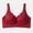 Red, variant on Womens T-Shirt Bras Lounge Support Bra for Daily Push Up Seamless Wireless Bra, 34A, White