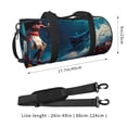 thumbnail image 3 of Bingfone Fantasy Underwater Adventure Print Gym Duffle Backpack for Men Women,Travel Weekender Carry-On Bags with Detachable Back Pack Straps for Traveling Overnight Climb Sports, 3 of 7