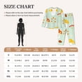 thumbnail image 4 of Daiia Mushroom Bee for Women's Long-Sleeved Pajama Set – Soft & Comfortable Sleepwear Button-Up Pajamas Cozy Lounge Wear-Small, 4 of 7