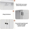 thumbnail image 5 of Hall Tree with Storage Shoe Bench,4-in-1 Design Coat Racks with 4 Hooks,Entryway Bench for Living Room,Entryway and Hallway,White, 5 of 7