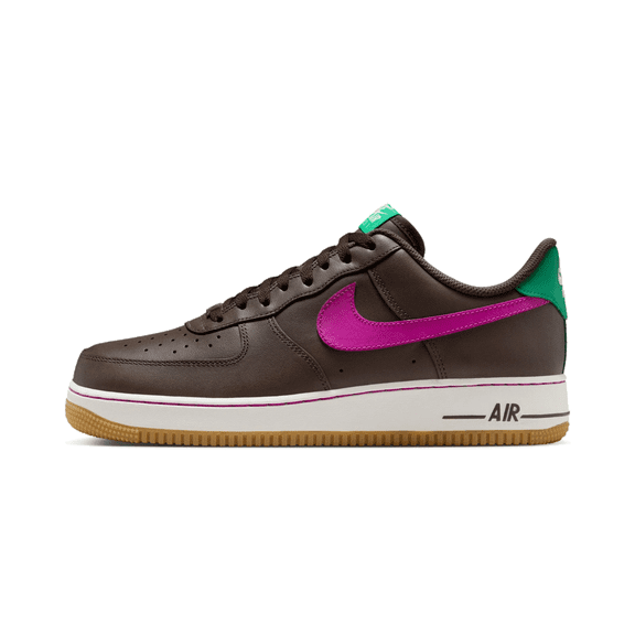 NIKE MENS Air Force 1 Low '07 "Baroque Brown / Vivid Purple" IM2368 237 IM2368 237 from Stadium Goods