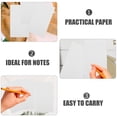 thumbnail image 4 of Tarjetas de índice en blanco, papel de bloc de notas pequeño para aula y suministros de oficina, tarjetas blancas, Bloc de notas en blanco, suministros escolares, 100 Uds., 4 of 6