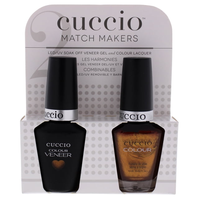 Juego Match Makers Never Can Say Mumbai Cuccio Colour 2 esmaltes de uñas en Gel 0,44 oz 0,43 oz