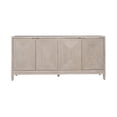 thumbnail image 4 of Bowery Hill 4-Door Accent Cabinet in Washed Taupe & Silver Champagne, 4 of 12